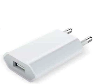 CARICABATTERIA PRESA CASA SPINA MURO ALIMENTATORE USB 5V 1A OPPO SAMSUNG GALAXY - Foto 1 di 4