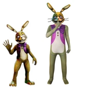 Kinder Shadow Glitchtrap FNAF Cosplay Kostüme Halloween Jumpsuit sets party suit - Picture 1 of 12