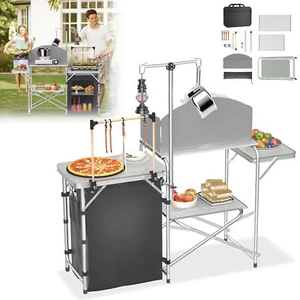 Campingküche Küchenbox Faltbar Camping Küche Campingschrank Faltschrank Outdoor - Bild 1 von 11