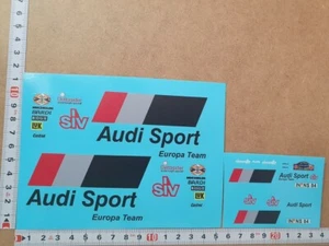 DECALS 1/24 VOLKSWAGEN VW LT35 " AUDI SPORT EUROPE TEAM " -  MC24019 UV - Picture 1 of 1