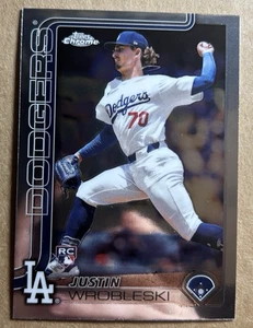 2025 Topps Chrome MLB Justin Wrobleski #38 - Picture 1 of 2