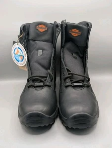 Botas de motociclista Harley Davidson Vibram con cordones y cremallera lateral 95122 - Imagen 1 de 10