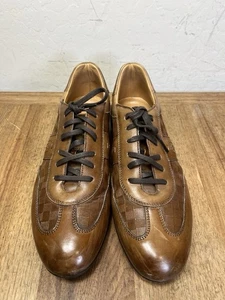 Mezlan Baena 8,5 M braune elegante Lederschuhe handgenäht Kalbsleder Spanien - Bild 1 von 9