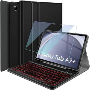 Backlit Keyboard Case for Samsung Galaxy Tab A9 Plus 11 Inch 2023 (SM-X210/X2... - Picture 1 of 7