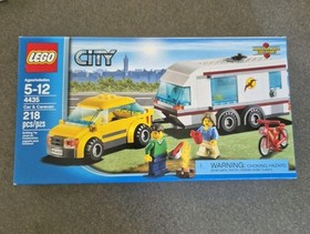 LEGO 4435 City Car and Caravan Set 2011 Brand New Sealed Retired Camper Bicycle