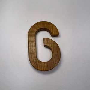 Insegna in legno lettera G o 6 monogramma rustica arredamento casa arte da parete - Foto 1 di 6