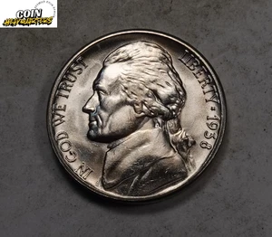 1938-S Jefferson Nickel * Choice BU Full Steps FS * XN316 - Bild 1 von 2