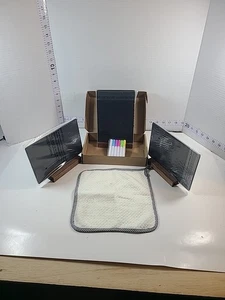 3 Pack Small Chalkboard Signs with Stand, 8X5'' Table Top Sign with Wooden Base - Picture 1 of 3