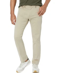 NEU Herren Athletic Fit Stretch Jeans 33x32 Beige Khaki Straight Slim Stretch - Bild 1 von 6