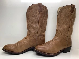 BOTAS VAQUERAS HOMBRE DOBLE H MARRÓN TALLA 12 EE - Imagen 1 de 9