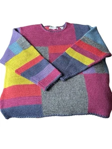 Valerie Stevens II Sport 3X Wolle Color Blocked Pullover Winter Damen Übergröße " - Bild 1 von 8
