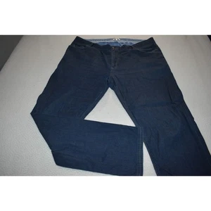 Pantalones de mezclilla Peter Millar azules para hombre talla 42 x 33 clásicos calce recto algodón fino - Imagen 1 de 8