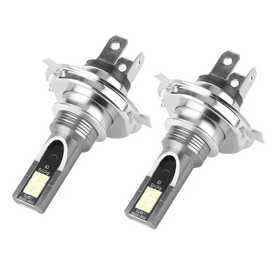 2pcs 3030‑12LED 24W LED Car Motorcycle Front Fog Lamp Bulbs H4 Socket Car - Image 1 of 4
