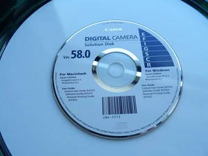 Canon Digitalkamera SOLUTION DISK CD 58.0 - Bild 1 von 2