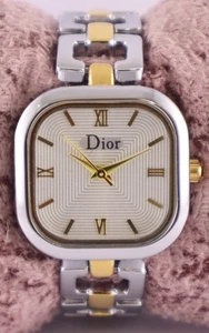 Bellissimo Orologio Dior Donna Quadrante Argento Quarzo Cinturino Acciaio "Eleva il Tuo Stile" - Foto 1 di 9