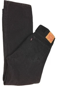 Men's 36X30 LEVI STRAUSS 505 Black Jeans, Regular Fit, Straight Leg Pants - Picture 1 of 14