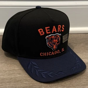 Chicago Bears New Era 2025 NFL Draft 59Fifty Negro Azul Marino Ajustado Gorra Prendedor 7 1/2 - Imagen 1 de 6
