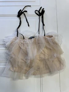 Camiseta sin mangas Anthropologie Sunday In Brooklyn talla S bronceada con correa corta - Imagen 1 de 4