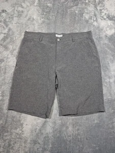 Peter Millar pantaloncino uomo 36 grigio leggero golf performance poliestere elasticizzato - Foto 1 di 8