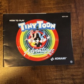 Konami Tiny Toon Adventures Instruction Booklet Nintendo NES English Original