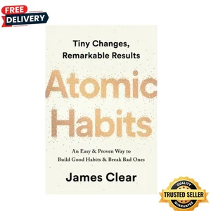Atomic Habits von James Clear Build Good Habits brandneues Buch kostenloser Versand USA - Bild 1 von 5