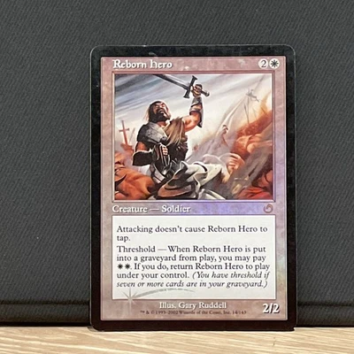 MTG Magic the Gathering- REBORN HERO, Torment, FOIL - Image 1 of 3