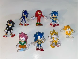 Lot Of 8 Jakks Pacific Sonic The Hedgehog Action Figures Posable - Picture 1 of 17