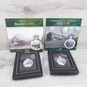 Steam of Glory - 2 Taschenuhren Rheingold 01, SZD P36 - OVP - #BH13224 - Picture 1 of 13