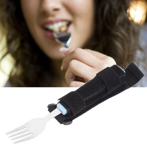 Flexible Spoon Fork Rotating Dining Eating Aids Utensil For Disabled Patient - Picture 1 of 11