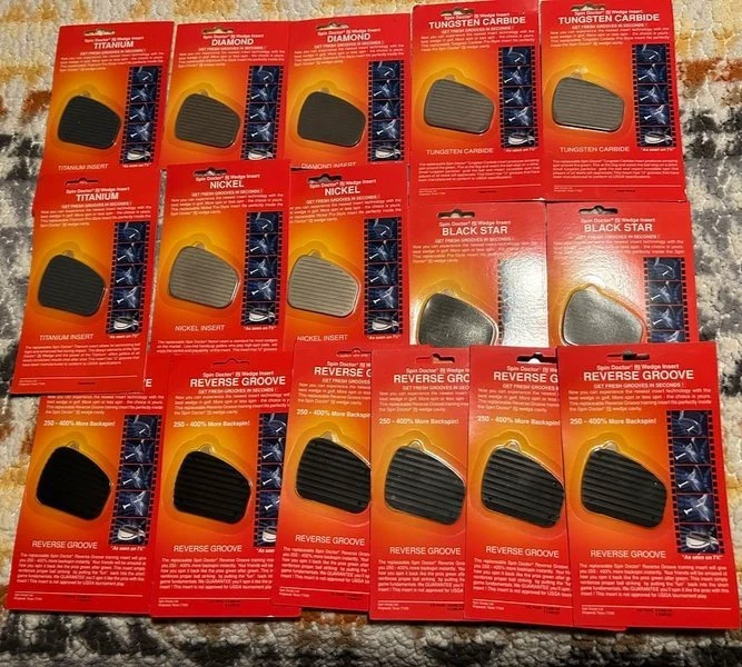 Spin Doctor RI Golf Club Wedge Insert Reverse Groove Diamond Titanium Black Star - Image 1 of 1