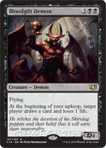 MTG - BLOODGIFT DEMON - Commander 2014 (R) - Picture 1 of 1