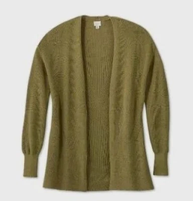 Cárdigan A New Day Open Front XS Verde Oliva ¡NUEVO CON ETIQUETAS! Foto 1 de 4