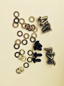 Bike Frame/Bottle cage bolts + washers SS HTS button Head M5 x 10, 12, 16, 20mm - Picture 1 of 3