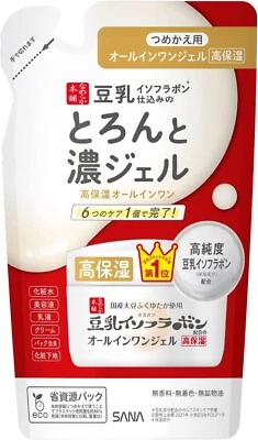 SANA NAMERAKA HONPO Soymilk Isoflavone all-in-one gel moist refill 100g - Image 1 of 4