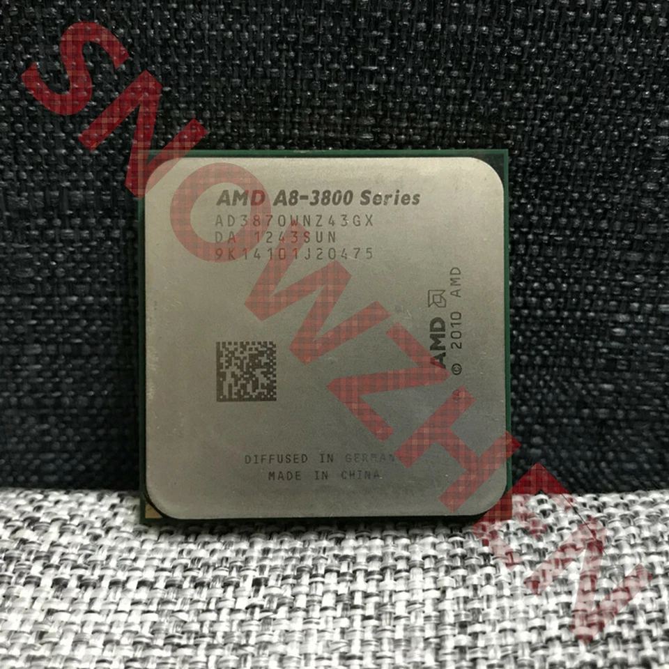 AMD A8-3870K CPU A8-Series Quad-Core 3.0 GHz 4M Socket FM1 Processor - Image 1 of 3