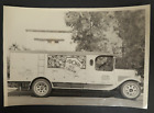 Adohr Ice Cream Company VTG Ciężarówka Dostawa Fotografia 8" x 10" czarno-biała