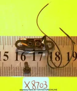 hornby oo spares x8703 1x drawbar, wires & screw for b17/4 footballer class loco - Foto 1 di 1