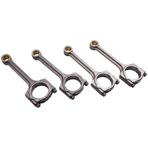 EN24 4340 Forged Connecting Rods+ARP2000 Bolts for Honda GK5 L15B L15B2 142.5mm - Picture 1 of 11