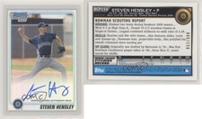 2010 Bowman Chrome Prospects Refractor Auto /500 Steven Hensley #BCP114 Auto