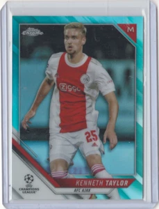 #126 Kenneth Taylor 2021-22 Chrome UEFA Champions League Aqua 135/199 - Picture 1 of 2