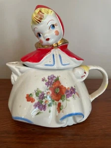 Vintage Original Hull Little Red Riding Hood Teapot Patent 135889 USA - Picture 1 of 7