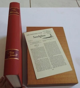 vintage 1963 The Ambassadors Henry James Heritage Press w/Sandglass - Picture 1 of 4