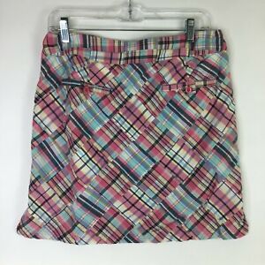 NWT Vintage  Women's Size 8 Plaid Four Pocket Golf/Tennis Skirt Skort 