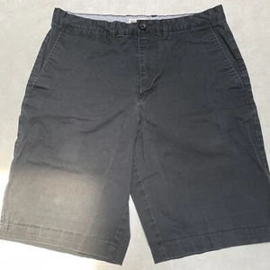 Men’s Merona Black Chino Solid Shorts Size 30 - Picture 1 of 3