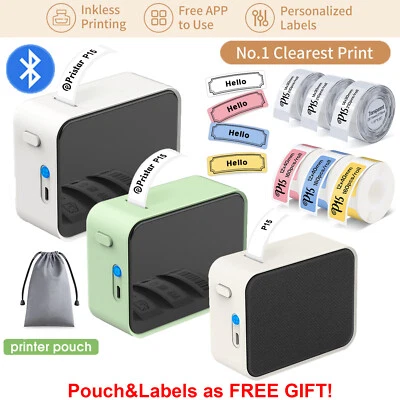 Genuine PristarP15 Bluetooth Label Maker Portable Wireless Thermal Label Printer - Image 1 of 4