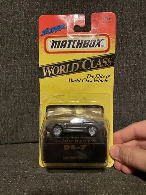 Vintage Matchbox Aston Martin DB-7 #37 World Class MOC 1993 Release  - Image 1 of 4