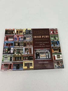 Irish Pubs Coasters Boxed Set of 4 Cork Backs TableImage Picture Ireland Traditn - Picture 1 of 3