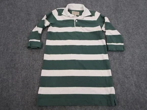 Abercrombie & Fitch Dress Womens Adult Small Green Stripes Rugby Cotton - Picture 1 of 12
