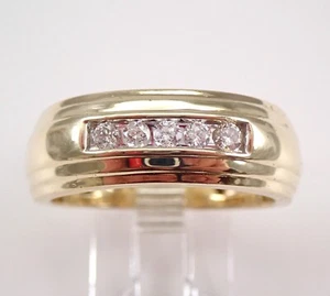 Herren Diamant Ehering Jubiläumsband Gelbgold Größe 10,25 - Bild 1 von 6