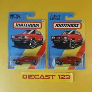 LOT 2 PCS Matchbox RETRO SERIES 23-24 MBX 1990 VOLKSWAGEN GOLF COUNTRY - Picture 1 of 7